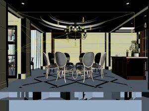 family - kitchen - restaurant 275 3D Model