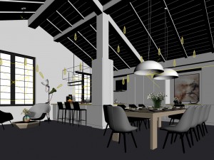 family - kitchen - restaurant 277 3D मॉडल