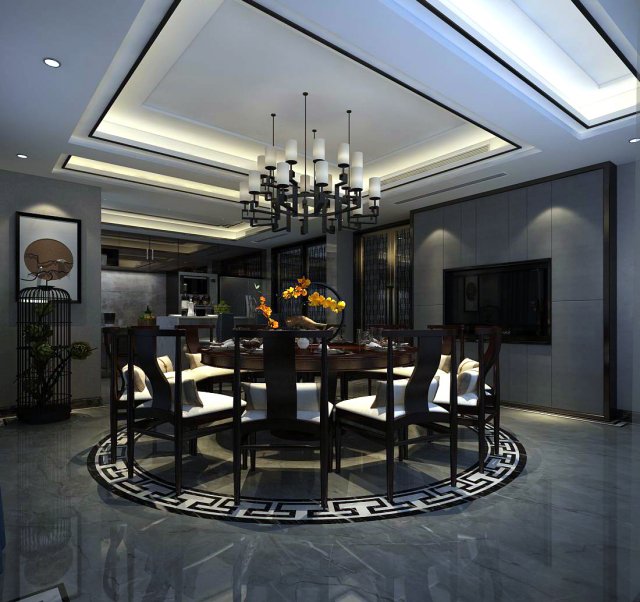 family - kitchen - restaurant 280 3D 모델 .c4d .max .obj .3ds .fbx .stl .blend 