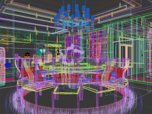 family - kitchen - restaurant 280 3D 모델