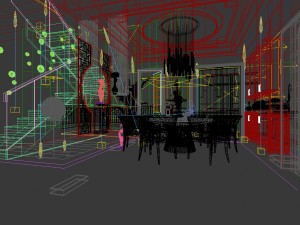 family - kitchen - restaurant 281 3D Model