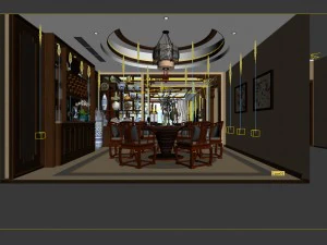 family - kitchen - restaurant 284 3D Model