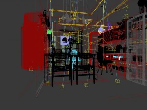 family - kitchen - restaurant 285 3D Model