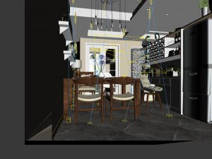 family - kitchen - restaurant 285 3D Model