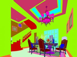 family - kitchen - restaurant 290 3D Модель