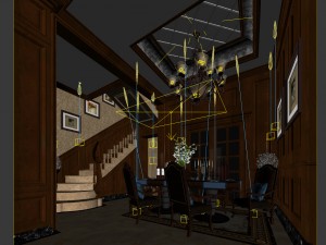 family - kitchen - restaurant 290 3D Модель