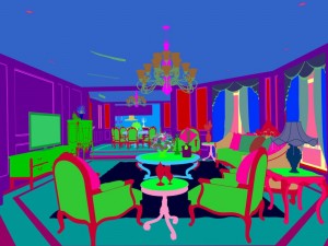 family - kitchen - restaurant 296 Modelo 3D