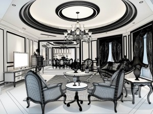 family - kitchen - restaurant 296 Modelo 3D
