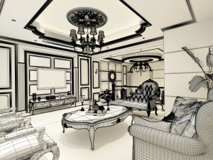 family - kitchen - restaurant 297 3D 模型