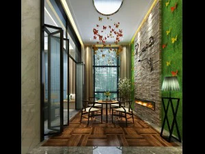 сім'я - кухня - ресторан 298 3D Модель