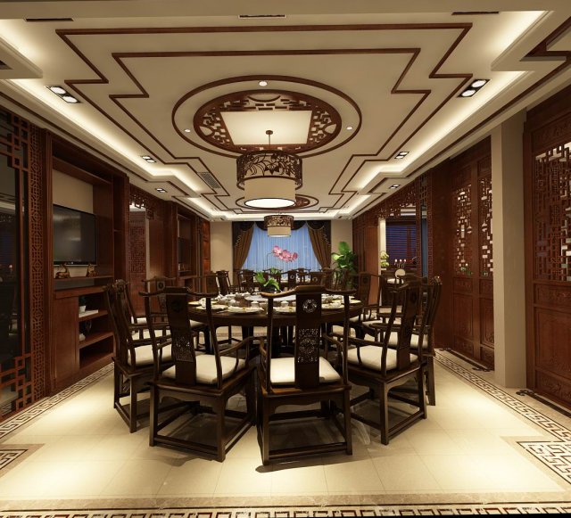 family - kitchen - restaurant 299 3D Модель .c4d .max .obj .3ds .fbx .stl .blend 