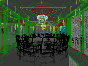 family - kitchen - restaurant 299 3D Модель