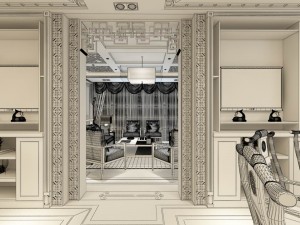 family - kitchen - restaurant 299 3D Модель