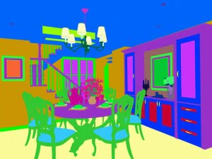family - kitchen - restaurant 301 3D Model
