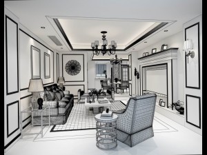 family - kitchen - restaurant 302 3D 모델