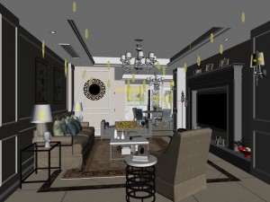 family - kitchen - restaurant 302 3D 모델