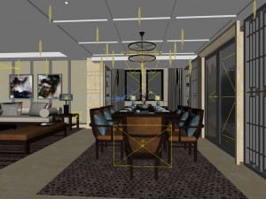 family - kitchen - restaurant 305 Modèle 3D