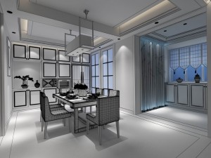 family - kitchen - restaurant 307 3D मॉडल