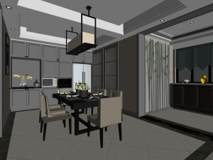 family - kitchen - restaurant 307 3D मॉडल