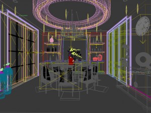 family - kitchen - restaurant 309 Modelo 3D