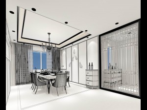 family - kitchen - restaurant 310 3Dモデル