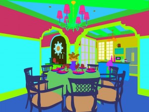 family - kitchen - restaurant 312 3Dモデル