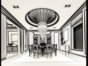 family - kitchen - restaurant 316 Modelo 3D