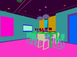 family - kitchen - restaurant 317 3D Model