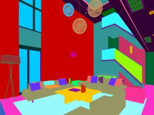 family - kitchen - restaurant 317 3D Model