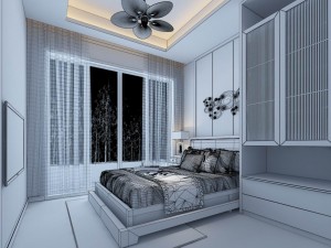 family - kitchen - restaurant 318 3D 모델