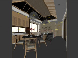family - kitchen - restaurant 318 3D 모델