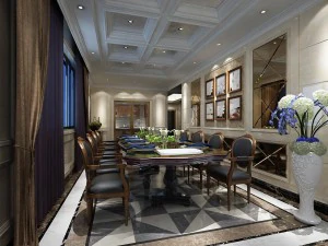 сім'я - кухня - ресторан 320 3D Модель