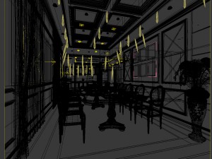 family - kitchen - restaurant 320 Modelo 3D