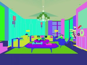 family - kitchen - restaurant 324 Model 3D