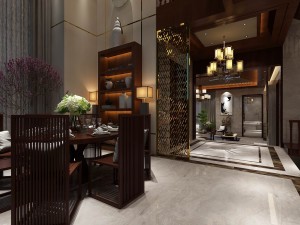 family - kitchen - restaurant 324 Model 3D