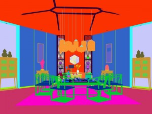 family - kitchen - restaurant 329 3D Model