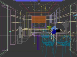 family - kitchen - restaurant 330 3D 模型