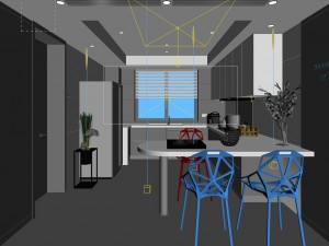 family - kitchen - restaurant 330 3D 模型