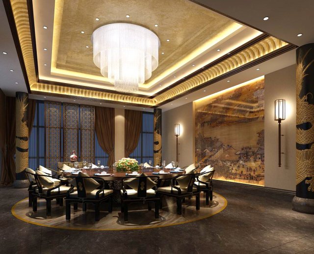 family - kitchen - restaurant 331 3D Model .c4d .max .obj .3ds .fbx .stl .blend 