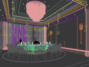 family - kitchen - restaurant 331 3D Model