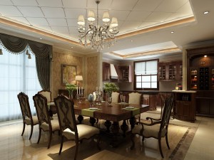 family - kitchen - restaurant 332 Modello 3D