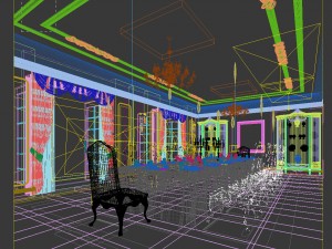 family - kitchen - restaurant 340 3D Model