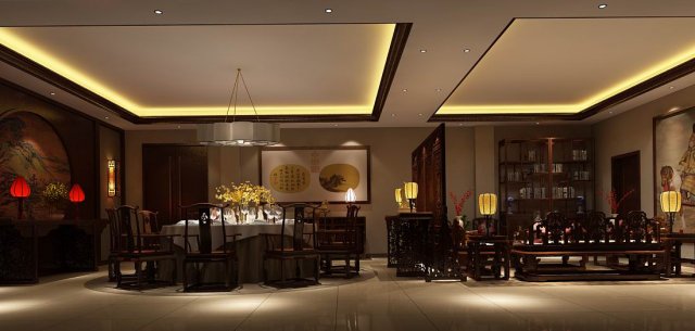 family - kitchen - restaurant 341 3D 모델 .c4d .max .obj .3ds .fbx .stl .blend 