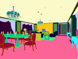 family - kitchen - restaurant 342 3D Model