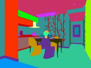 family - kitchen - restaurant 343 3D Модель