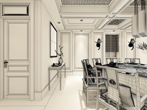 family - kitchen - restaurant 346 Modelo 3D