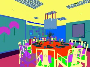 family - kitchen - restaurant 346 3D Model