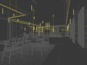 family - kitchen - restaurant 348 3D Model