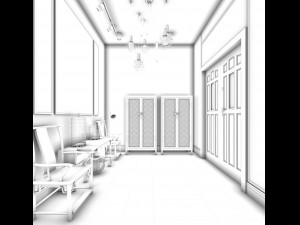 family - kitchen - restaurant 351 3D Model