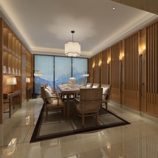 family - kitchen - restaurant 354 3Dモデル .c4d .max .obj .3ds .fbx .stl .blend 